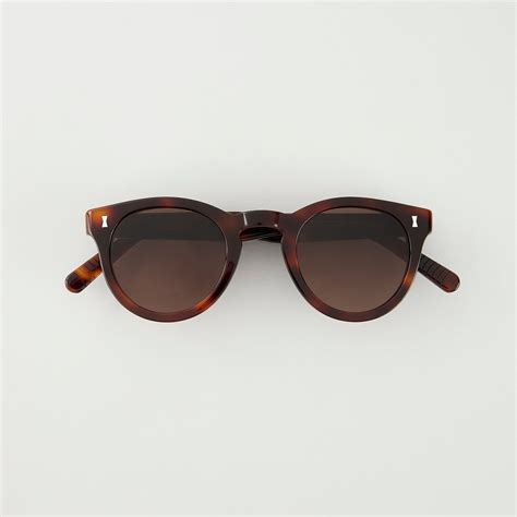 Herbrand: Bold panto acetate sunglasses .